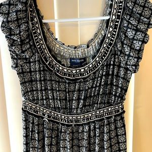 Max Edition Black & White Dress